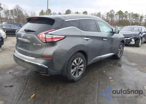 2017 Nissan Murano Sl z USA, uszkodzony, nr VIN 5N1AZ2MH3HN126501